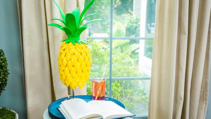 DIY Pineapple Lamp