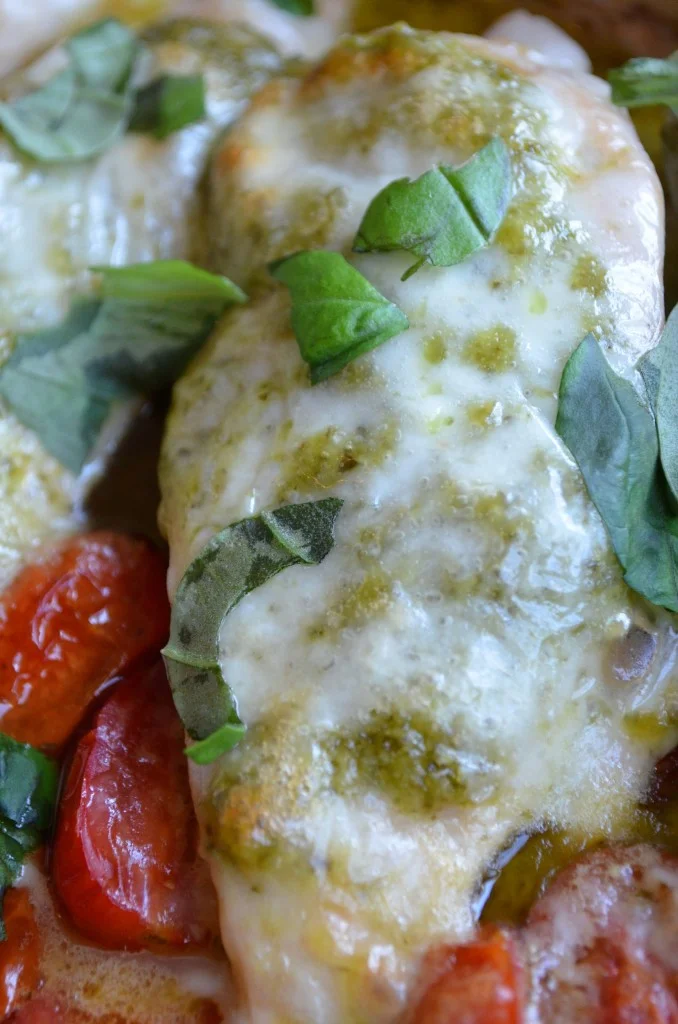 Skillet Caprese Chicken