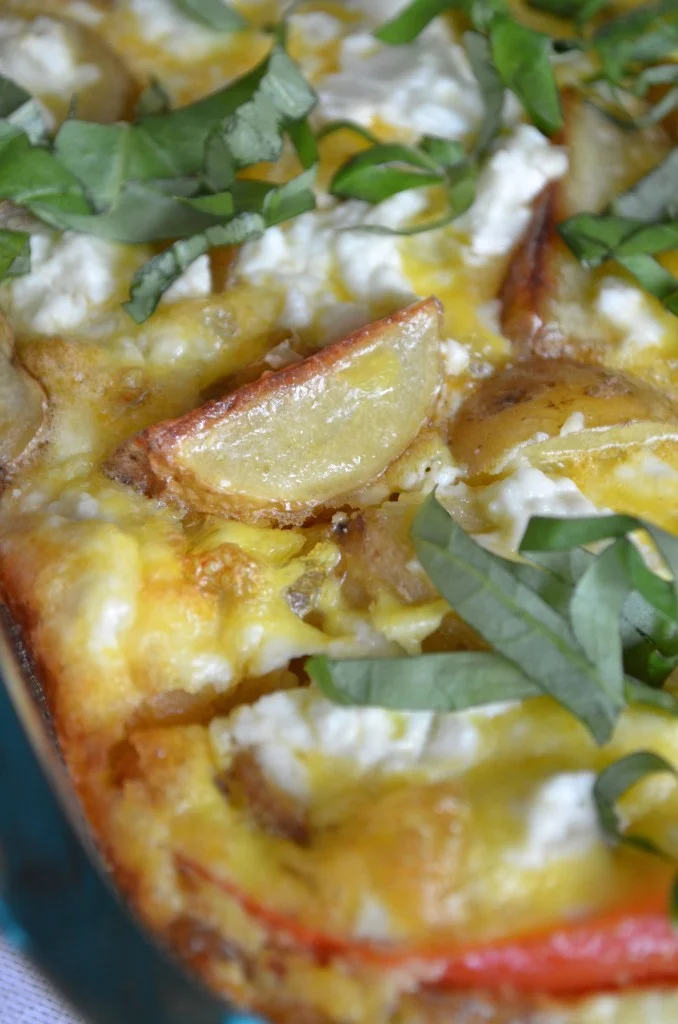 Sausage, Pepper, and Potato Breakfast Casserole