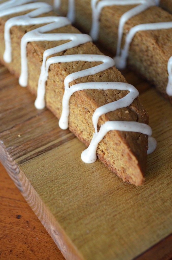 Gingerbread Biscotti With Maple Glaze