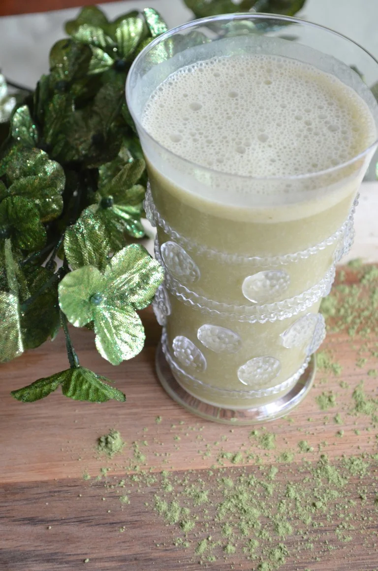 A Healthy Take On The Shamrock Shake With Matcha