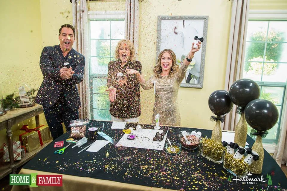 DIY Tuxedo Party Poppers on The Hallmark Channel's Home and Family Show