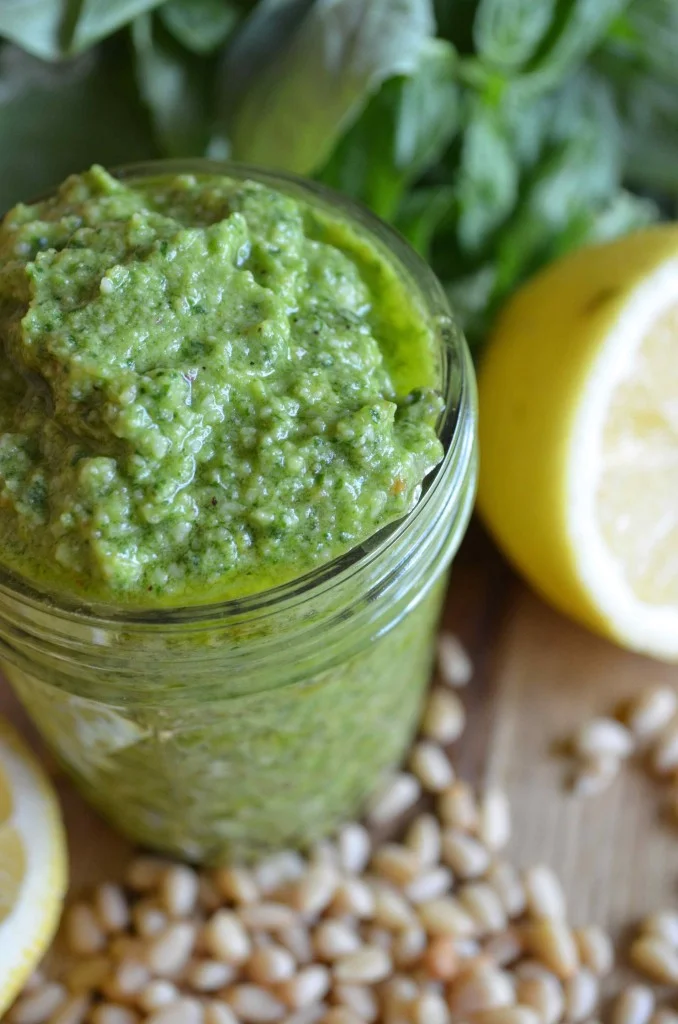 Lemony Basil Pesto