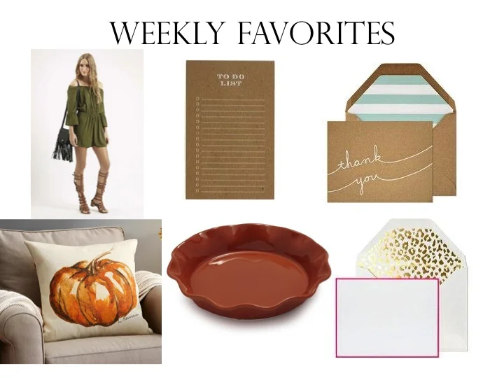 Weekly Favorites