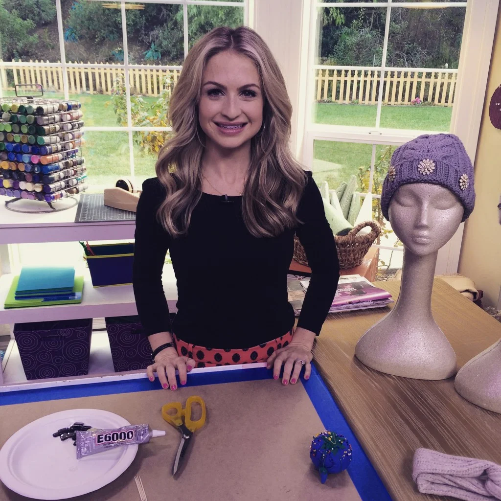 DIY Winter Headbands and Hats with Home and Family