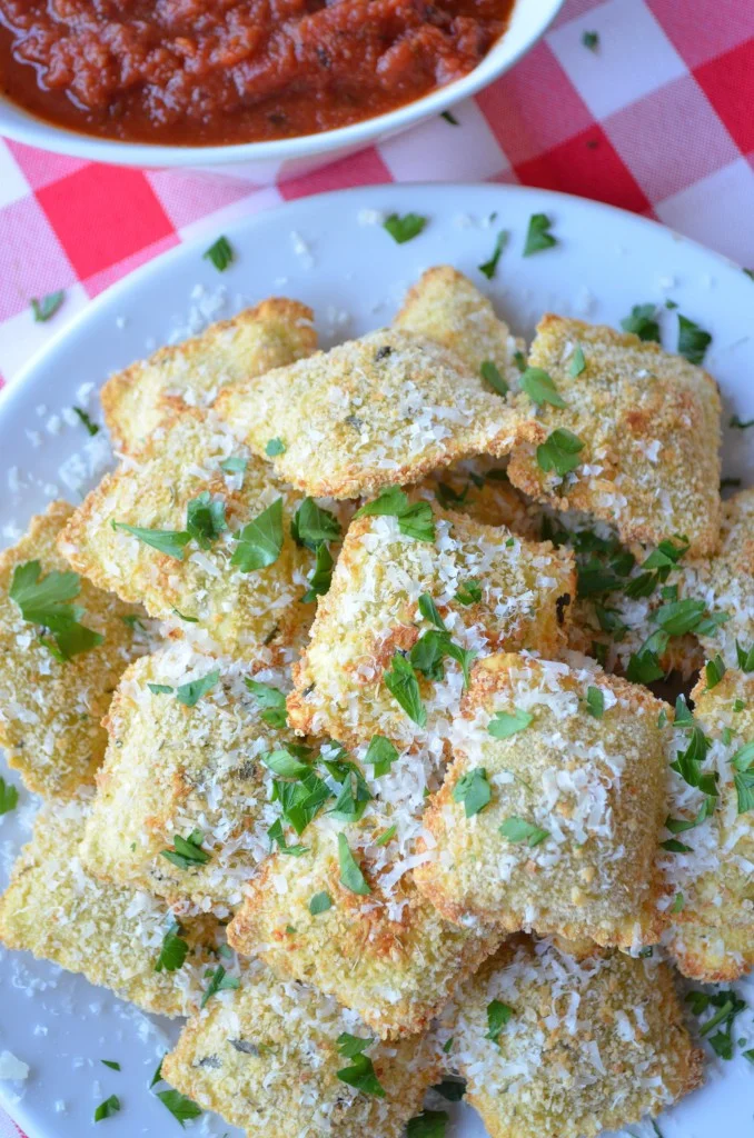Crispy Ravioli With Marinara