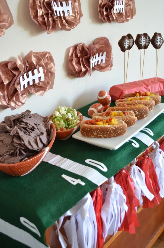 Super Bowl Decor and Recipes