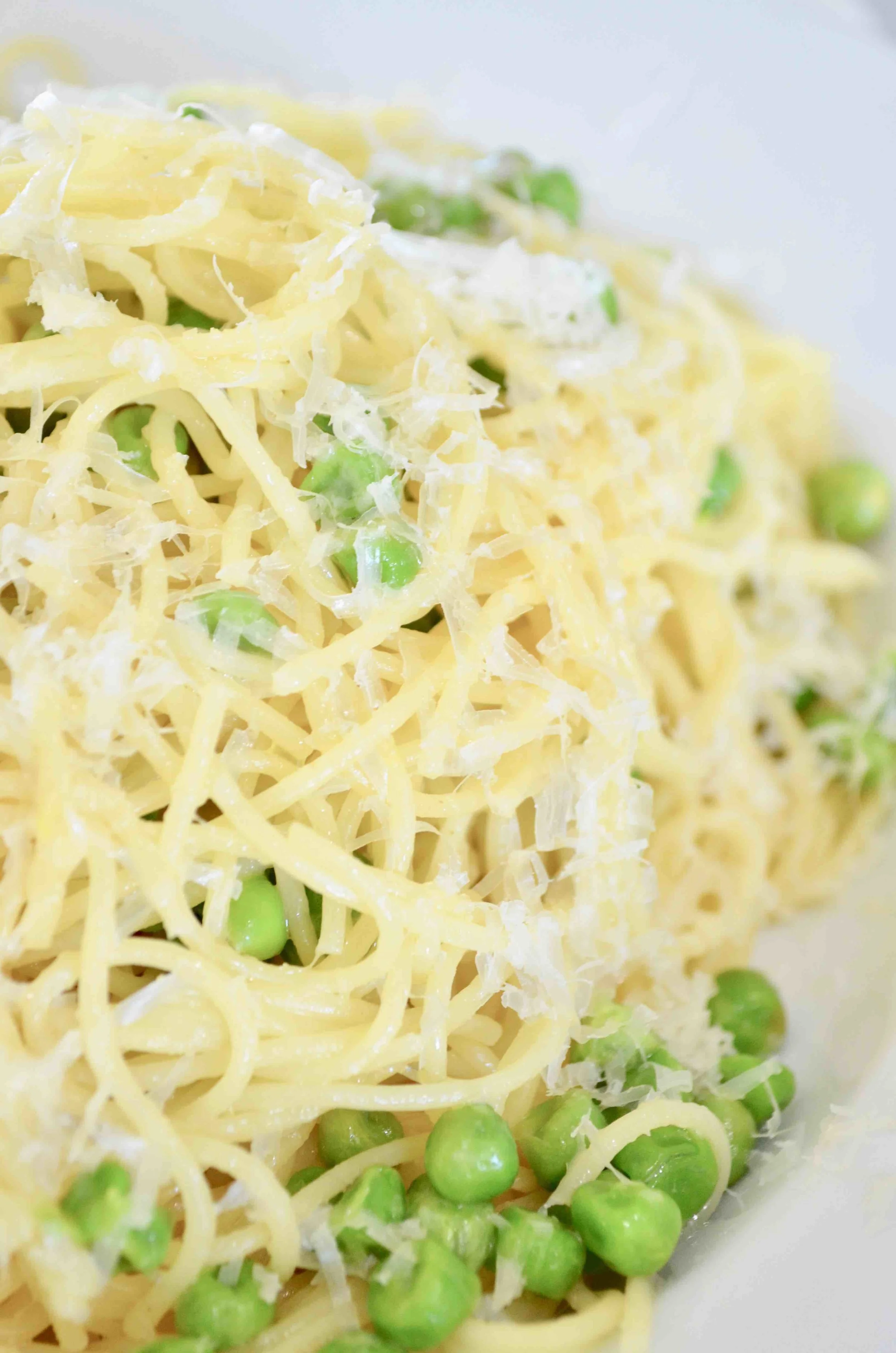 Lemony Parmesan and Pea Pasta — From Scratch with Maria Provenzano