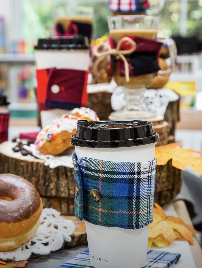 DIY Flannel Cozies and Coasters 