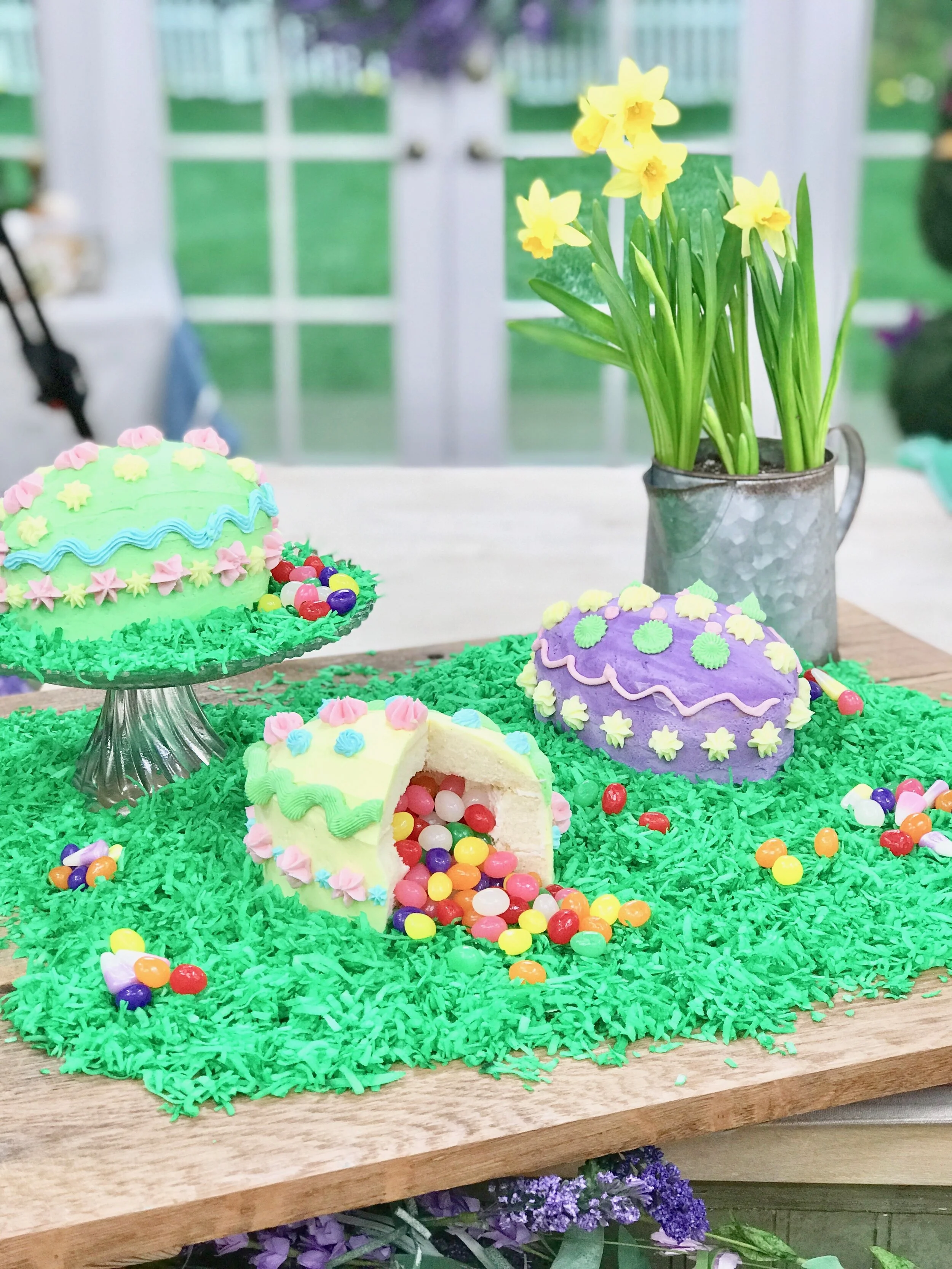 Easter Egg Surprise Cake — From Scratch with Maria Provenzano