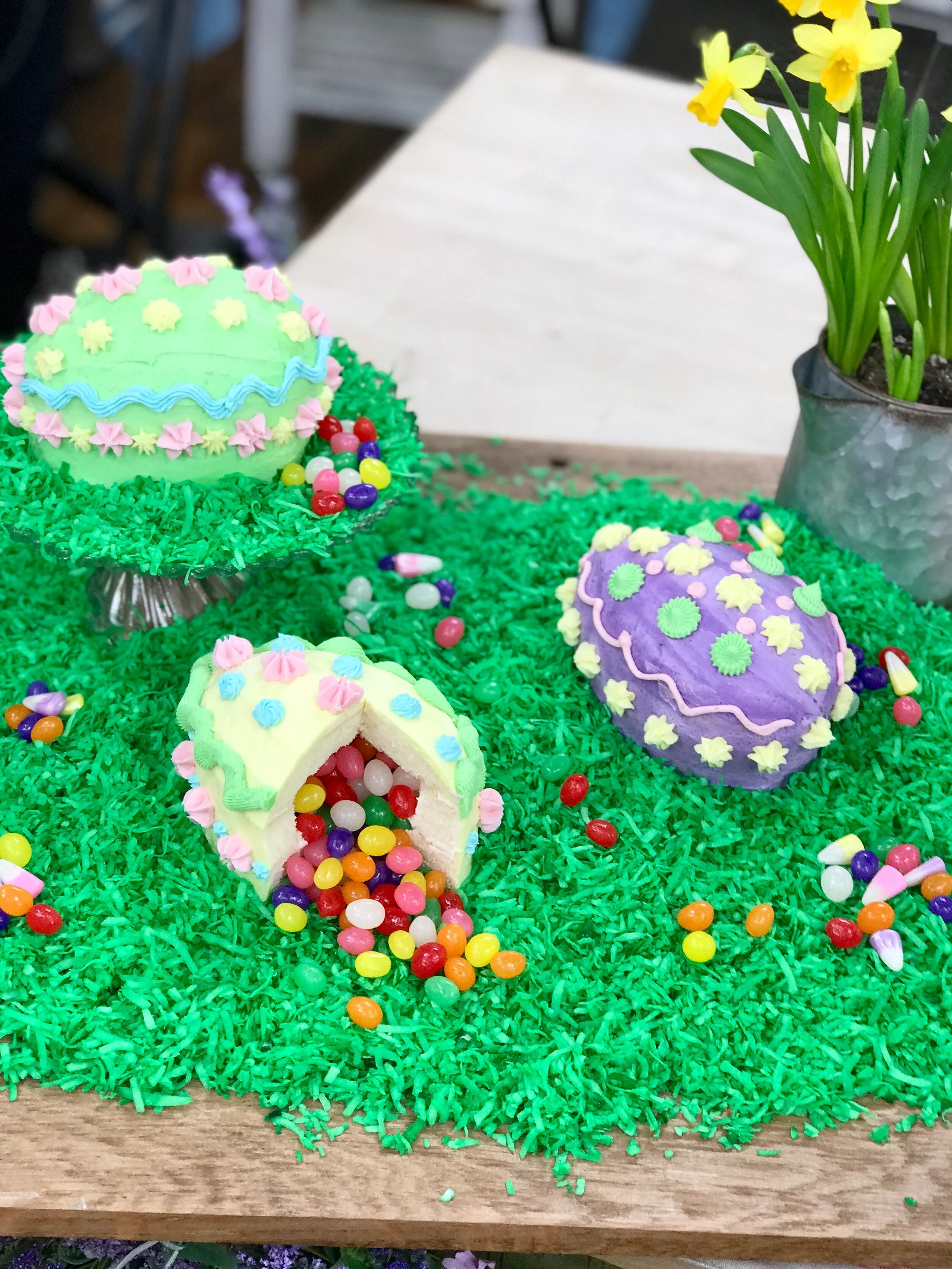 Easter Egg Surprise Cake — From Scratch with Maria Provenzano