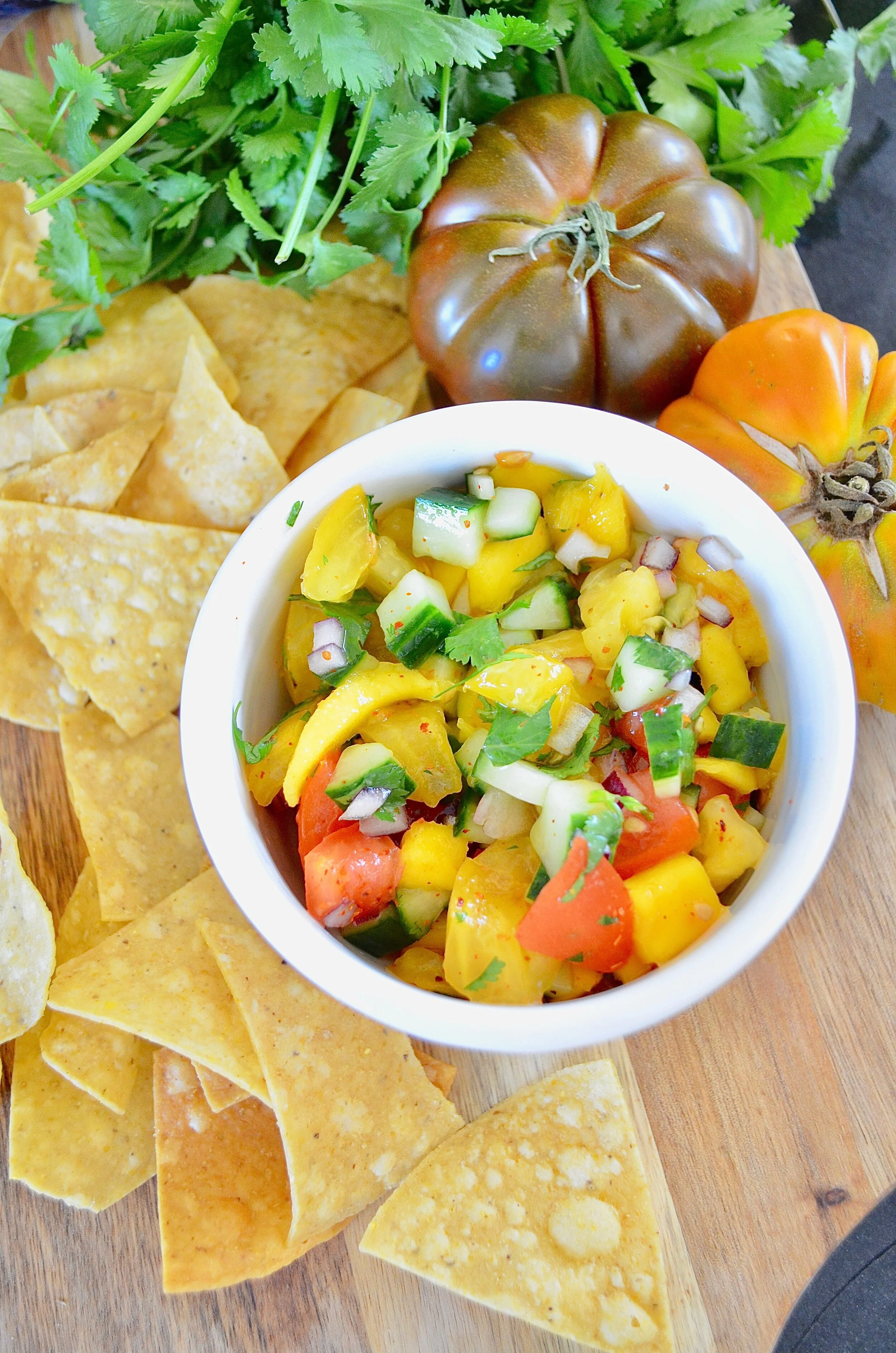 Cucumber and Mango Salsa