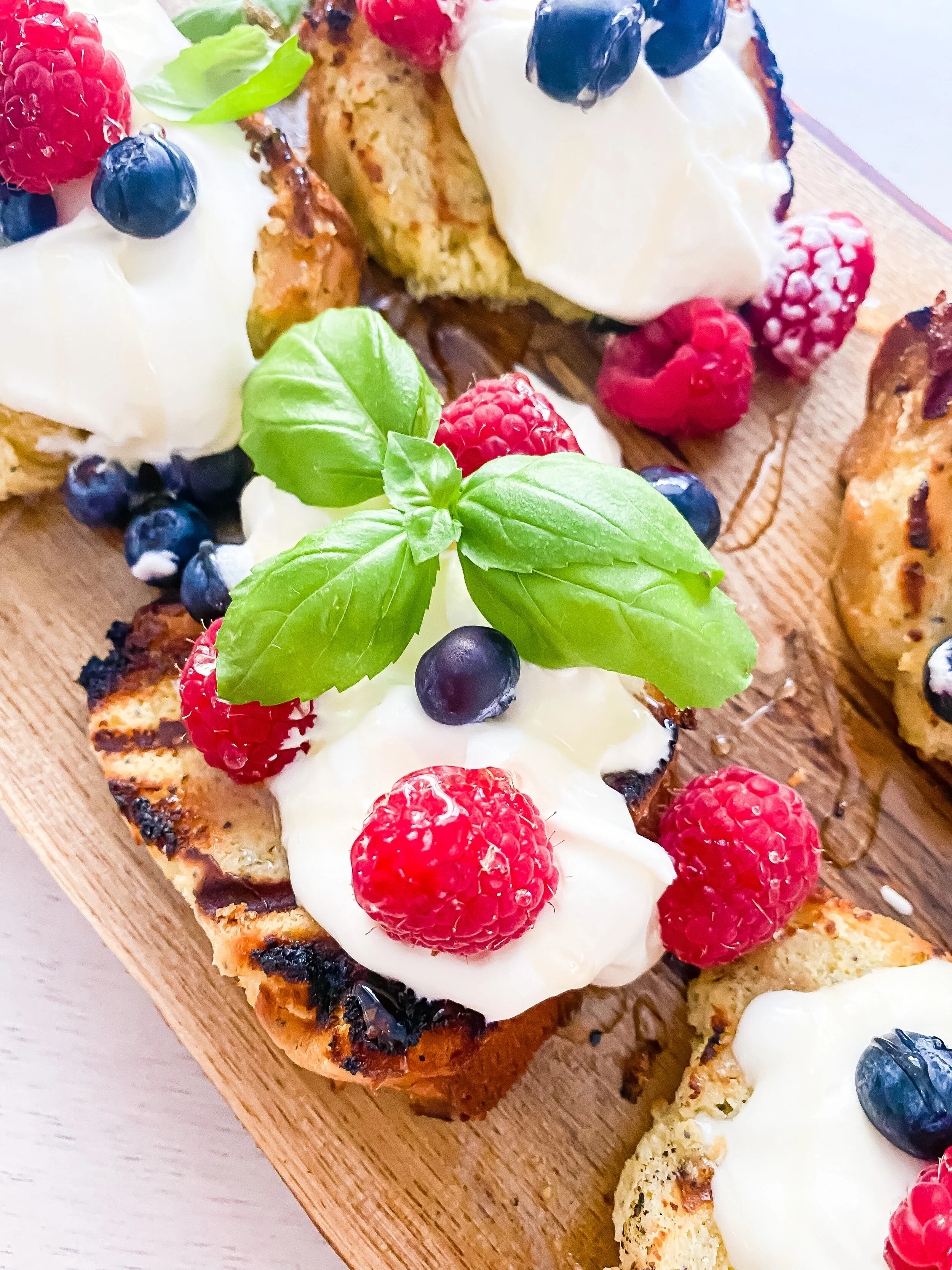 Grilled Pound Cake with Mason Jar Whipped Cream 