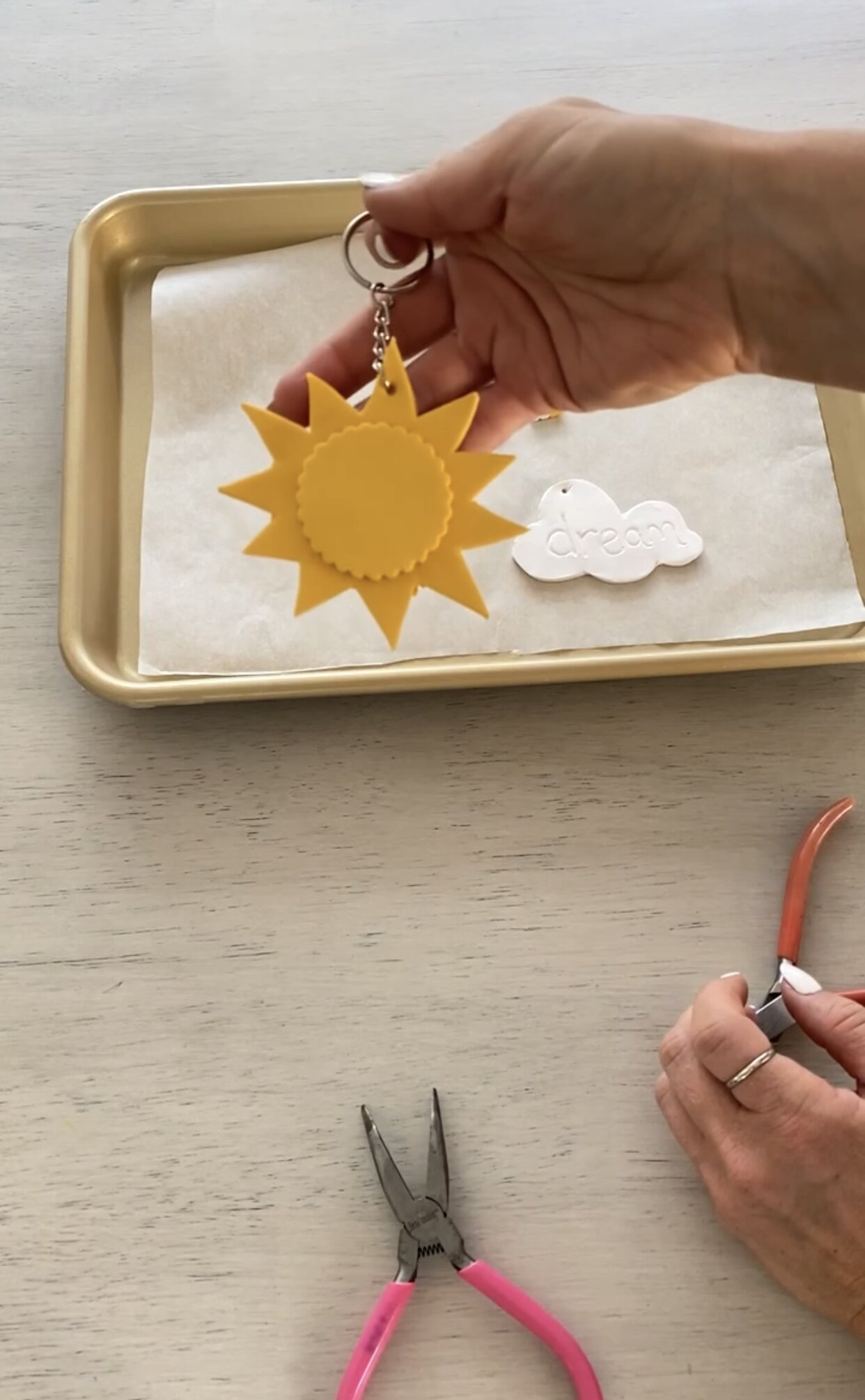 DIY Clay Keychains for Back to School — From Scratch with Maria