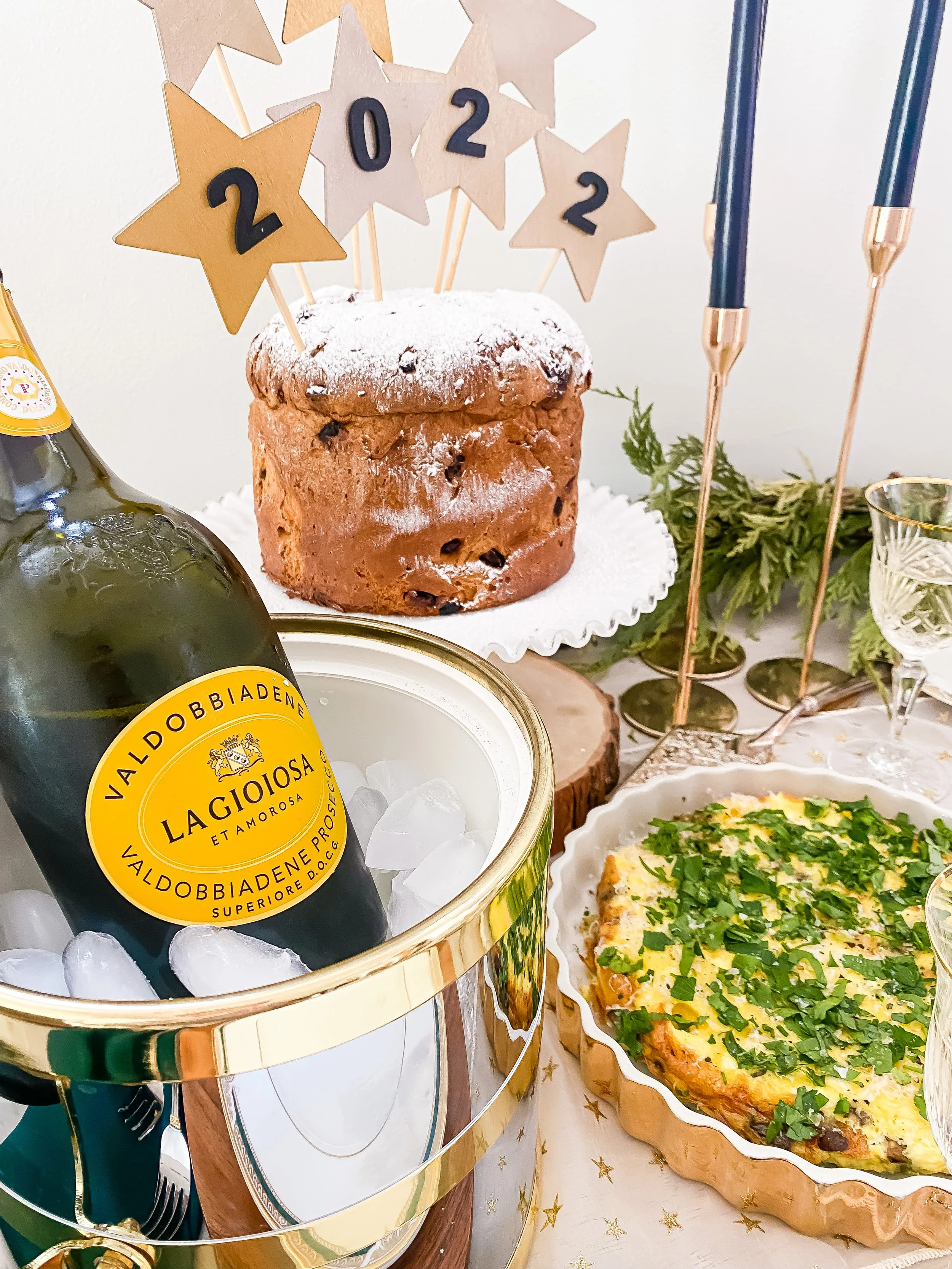 Herb, Goat Cheese, and Mushroom Frittata