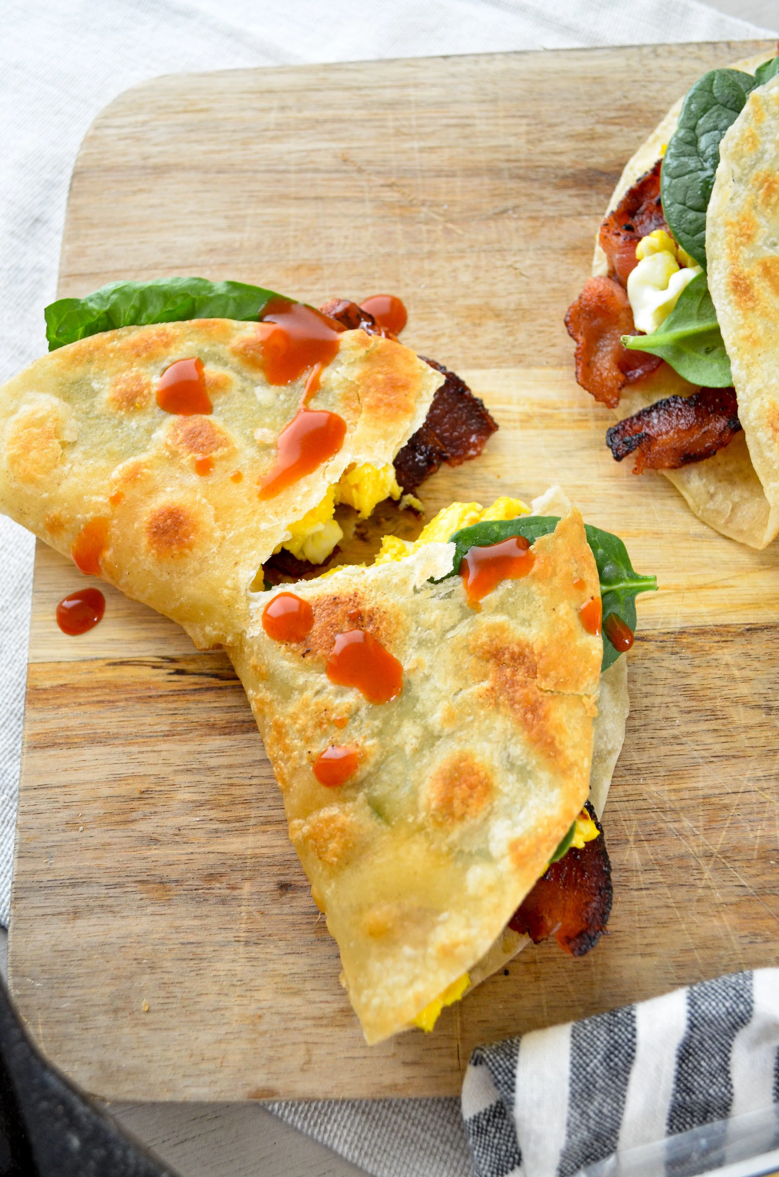 Easy Crunchy Shell Breakfast Tacos 