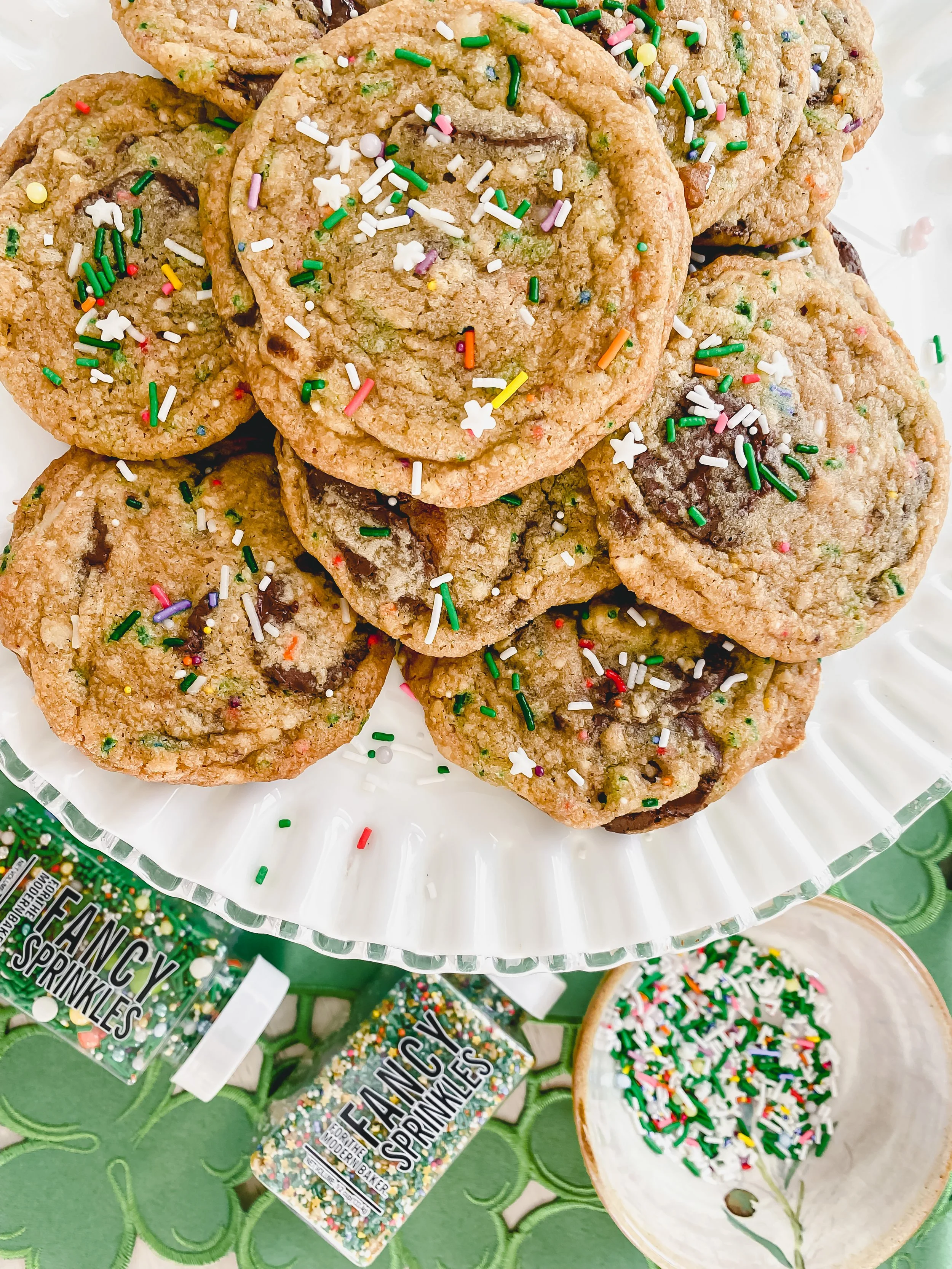 Sprinkle Chocolate Chip Cookies — From Scratch with Maria Provenzano