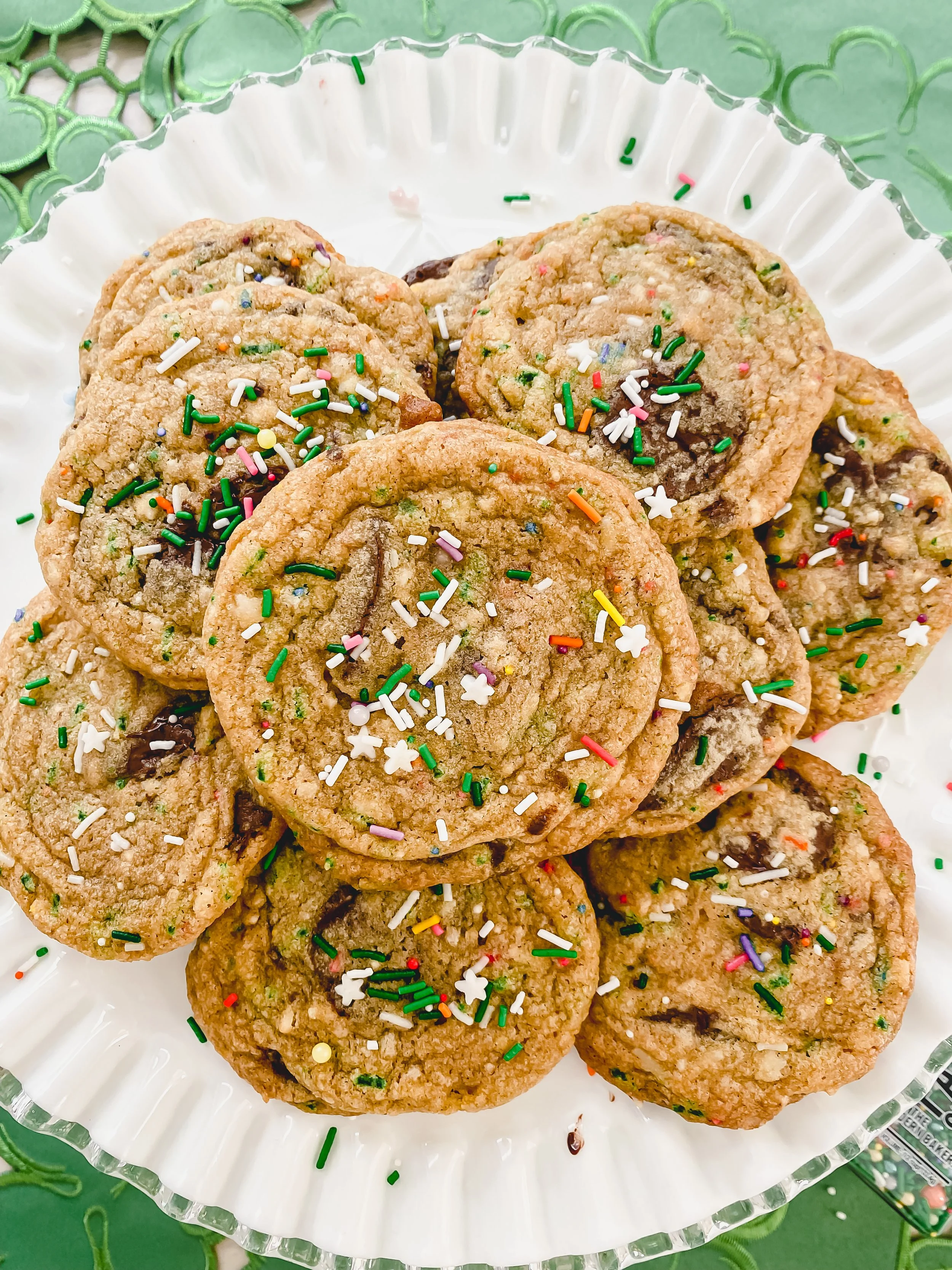 Sprinkle Chocolate Chip Cookies — From Scratch with Maria Provenzano