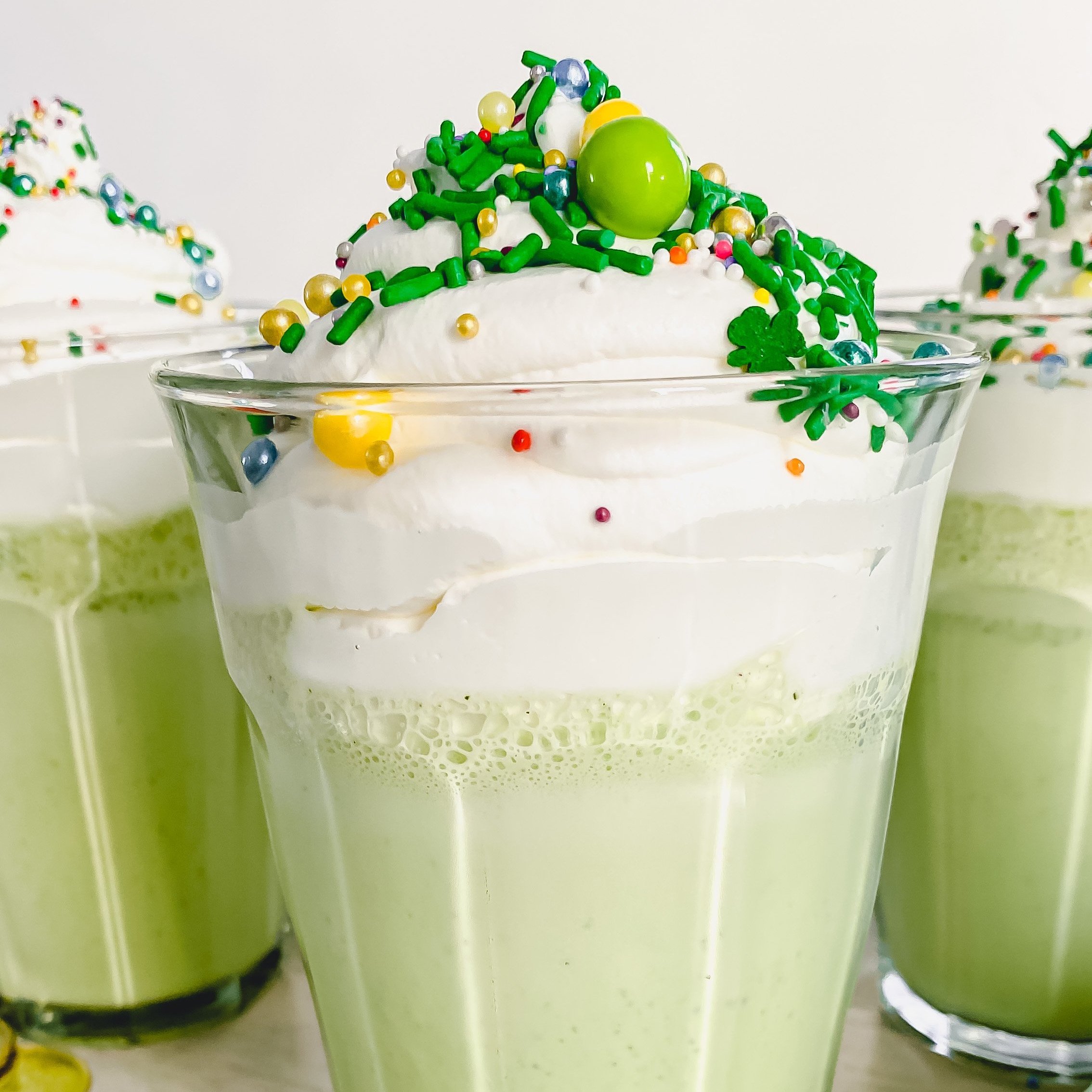 Homemade Shamrock Shake 