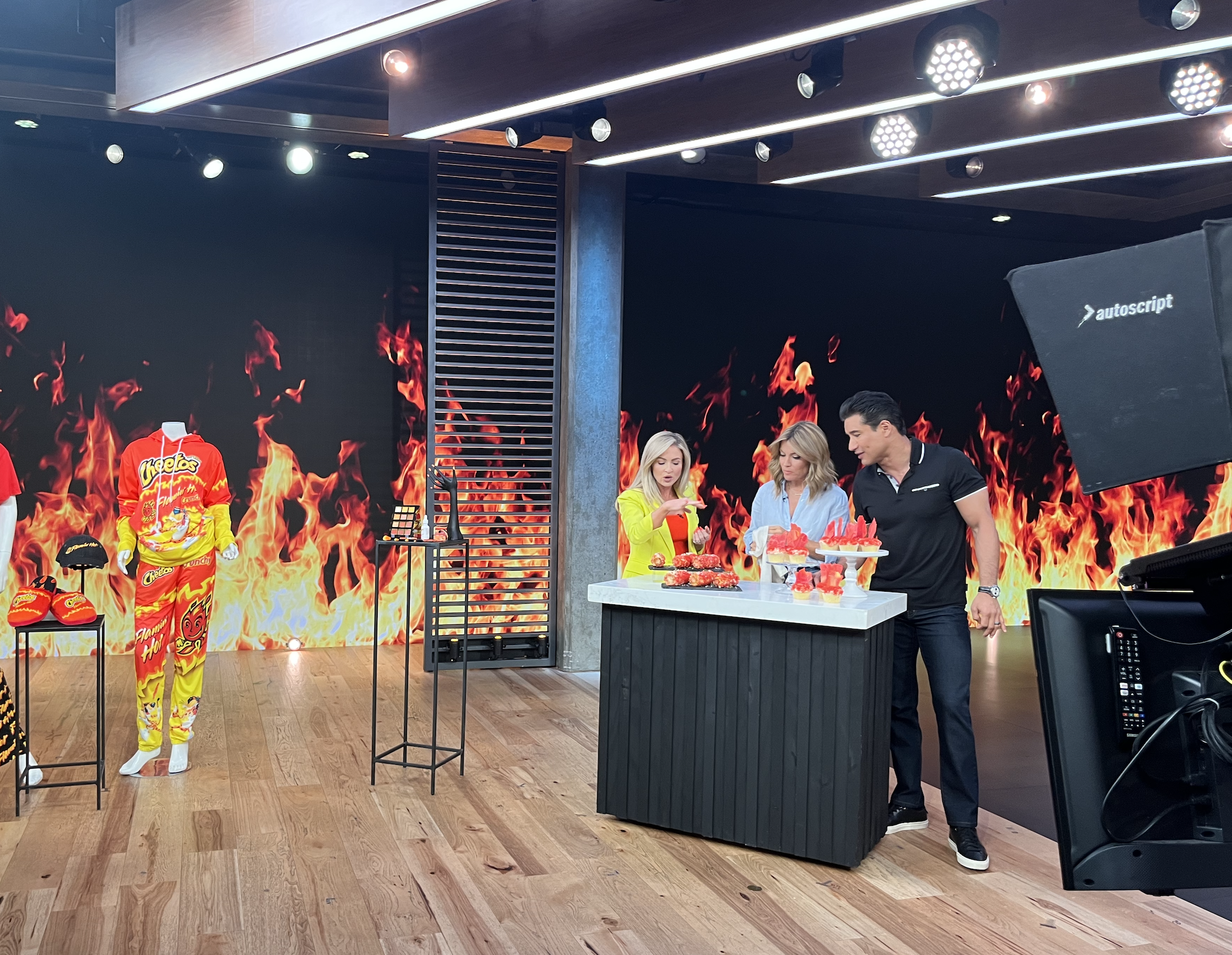 Maria on Access Hollywood for Flamin Hot Cheetos Movie 