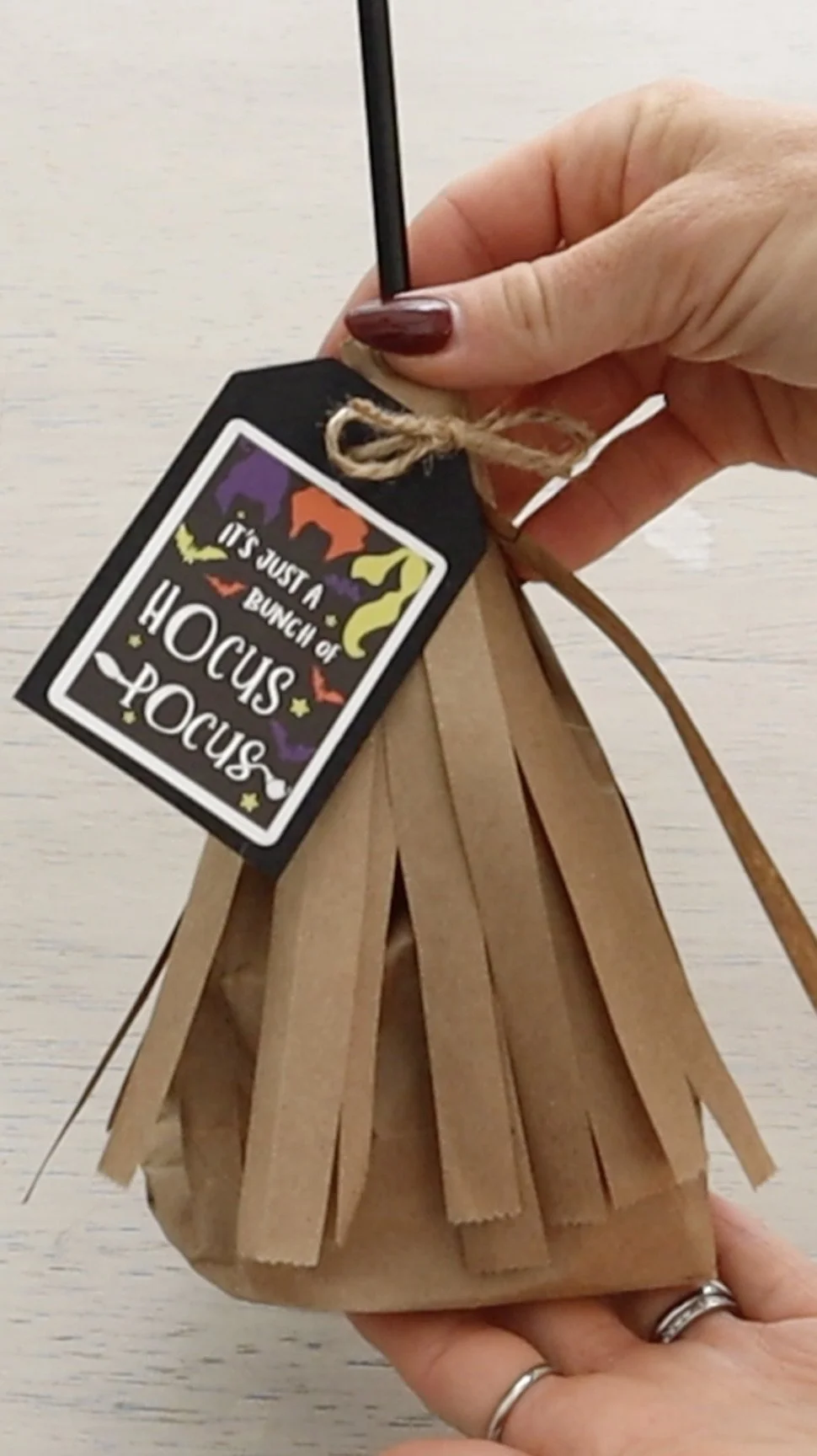 DIY Broom Treat Bags 