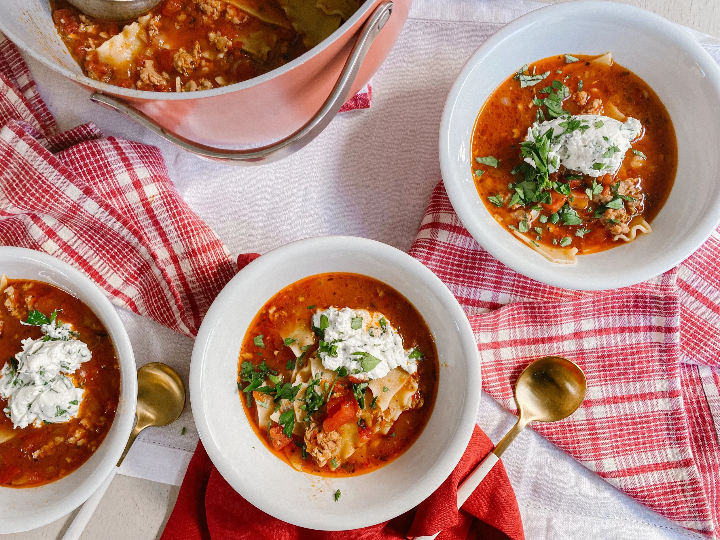 Lasagna Soup 