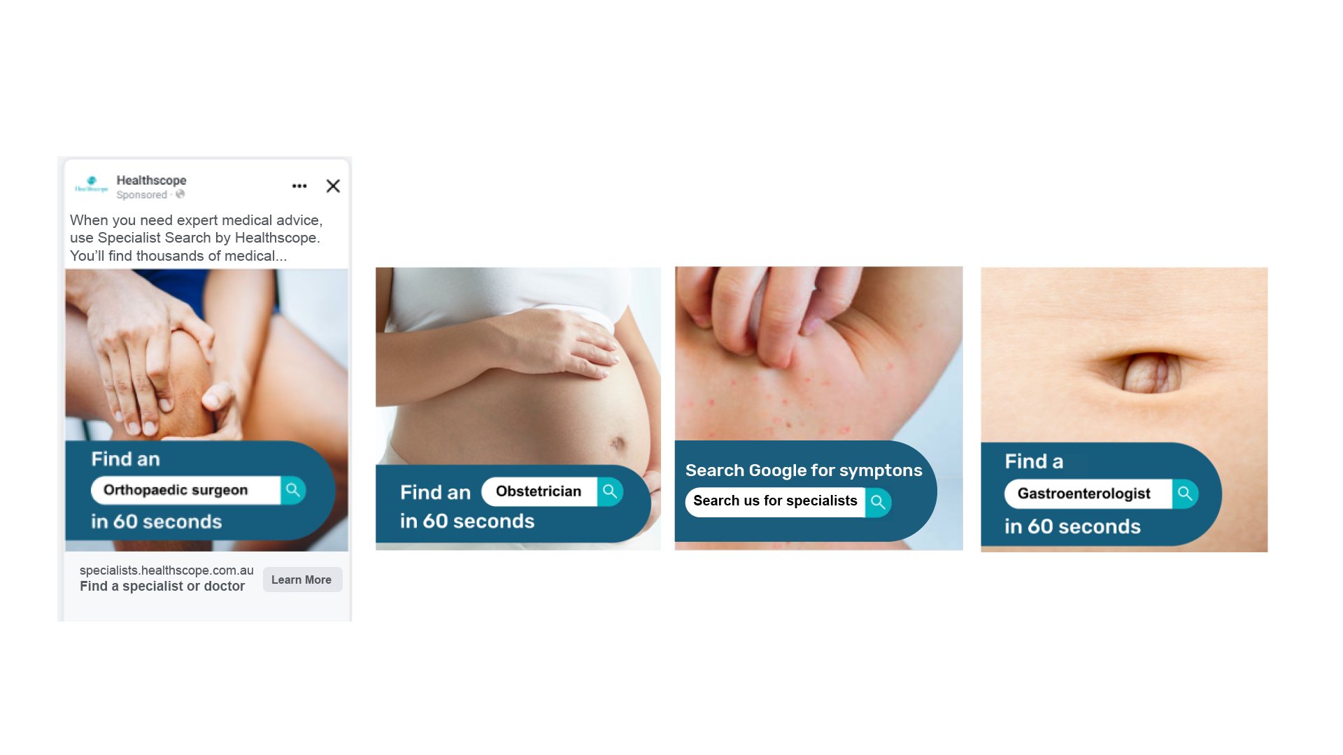 Paid Facebook Google and Linkedin campaign