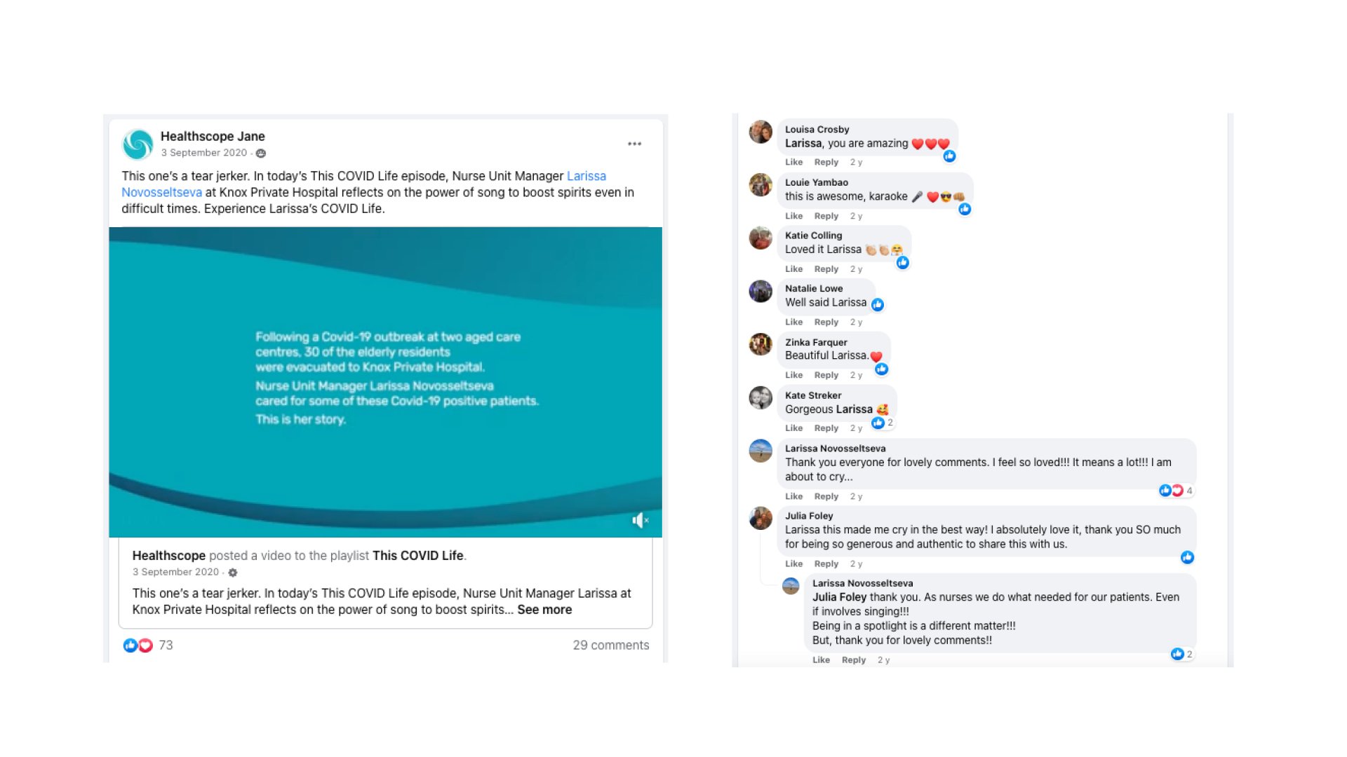 Healthscope Ready Facebook page