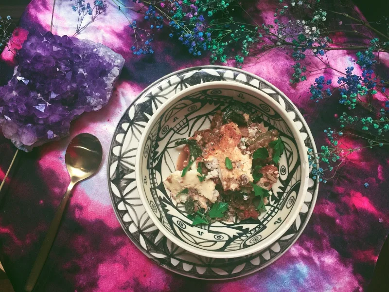 Eggplant and Lentil Casserole