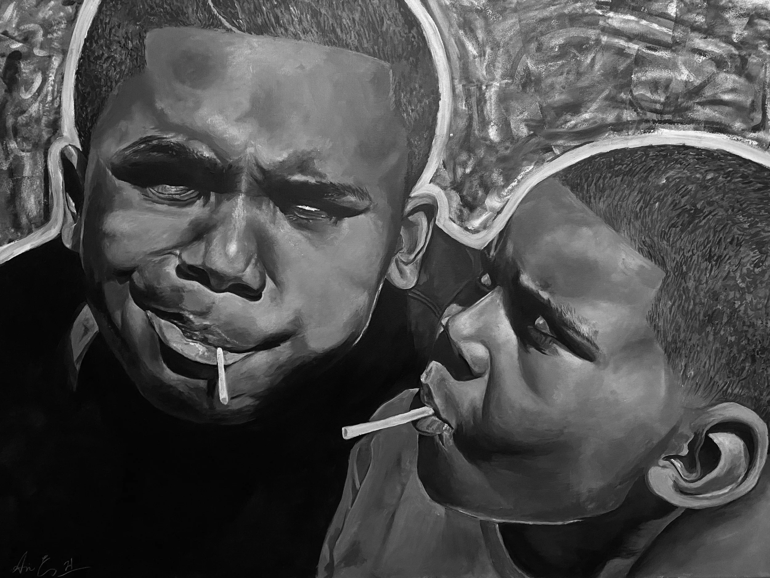 Hey Black Child featuring two boys