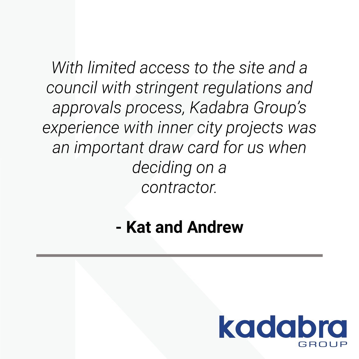 With over 15 years of construction experience in the inner-suburbs of Melbourne, we have dealt with it all and can assist where required to ensure a positive experience for our clients.
.
.
.
.
#kadabragroup #construction #renovation #interiordesign 