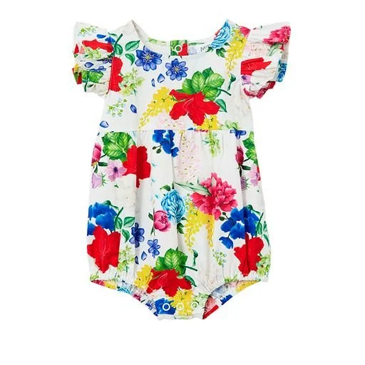 Hibiscus Poplin Playsuit