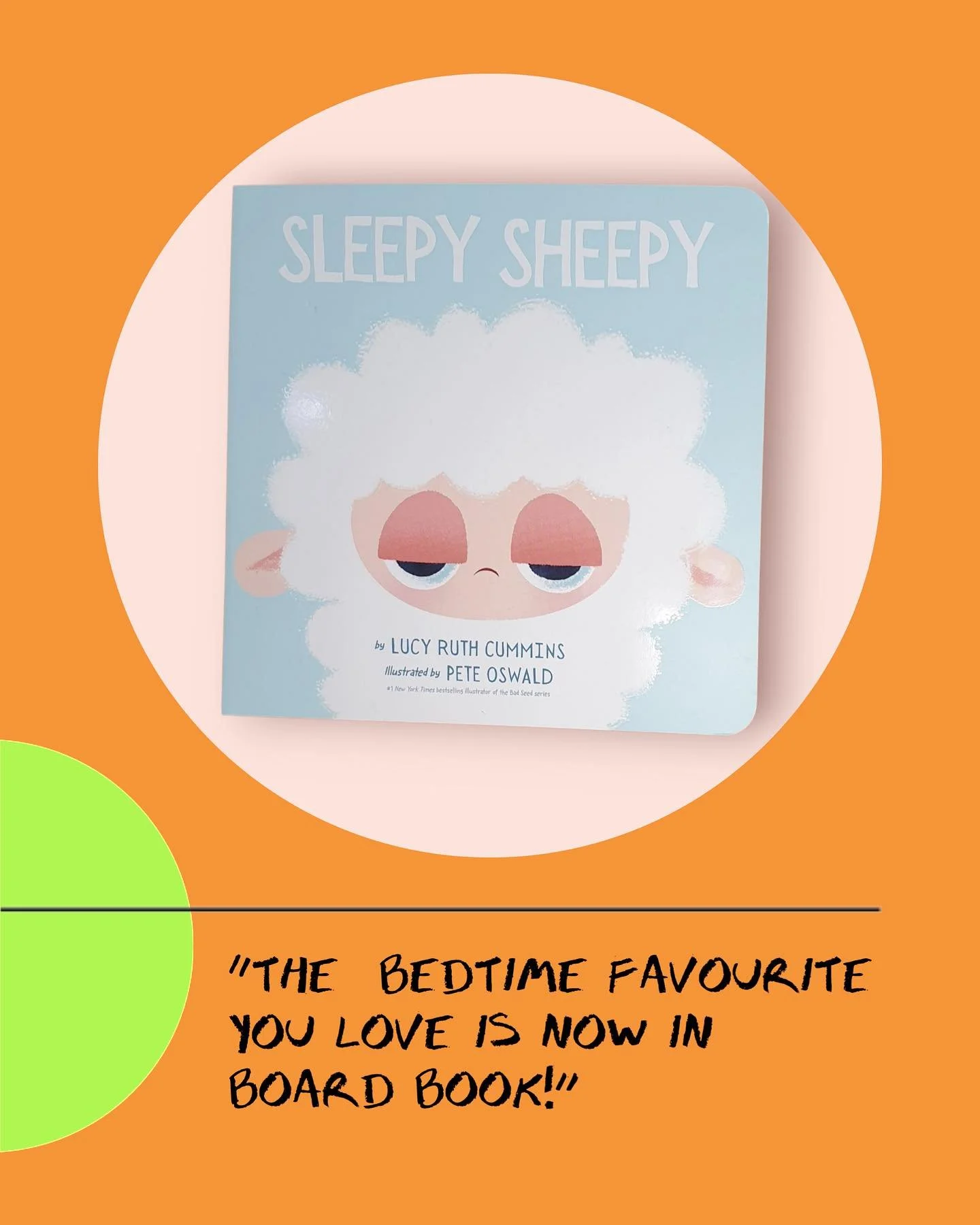 &ldquo;Our best seller is back - now in a sturdy board book! Sleepy sheepy maybe so tired, but bedtime has never been this funny, sweet or hard to resist. Perfect for little hands and big yawns!&rdquo; #books #walkerbooks #boardbook #shoplocal