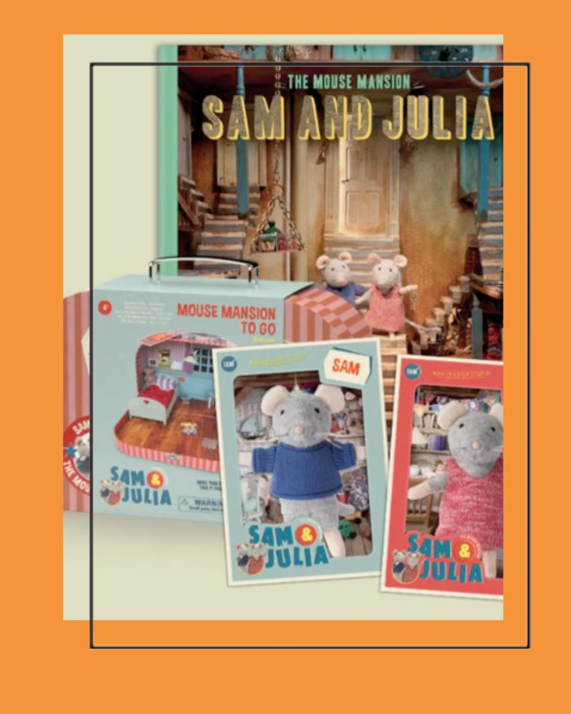 🐭New Arrival Alert🐭
Sam &amp;Julia have moved into Puddletown and they&rsquo;re 
bringing their mouse mansion with them.
These charming field mice can be paired with DIY cardboard rooms &amp; wooden furniture
Sets, that children can paint &amp; dec