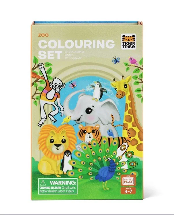 Tiger Tribe - Coloring Set/Zoo