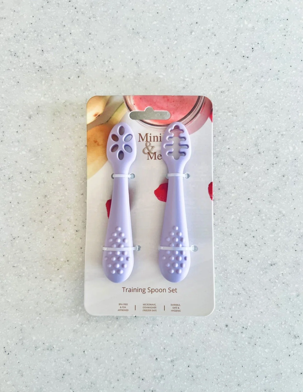 Mini & Me Training Spoon Set - Lilac