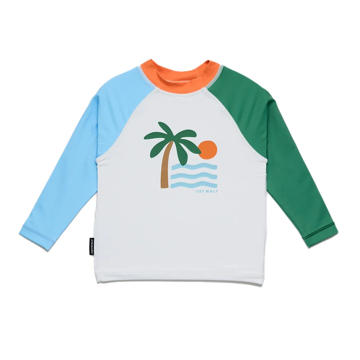 Crywolf Baby Rash Vest/Seaside Colourblock