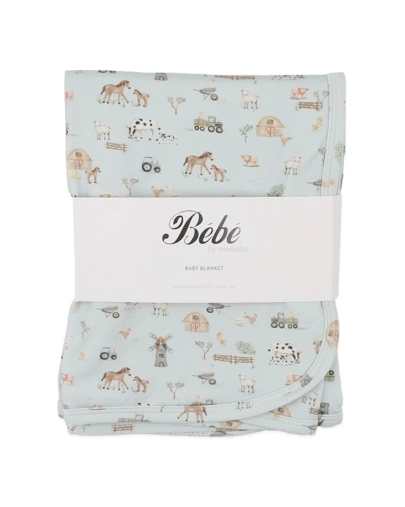 Bebe Farm Print Bunny Rug