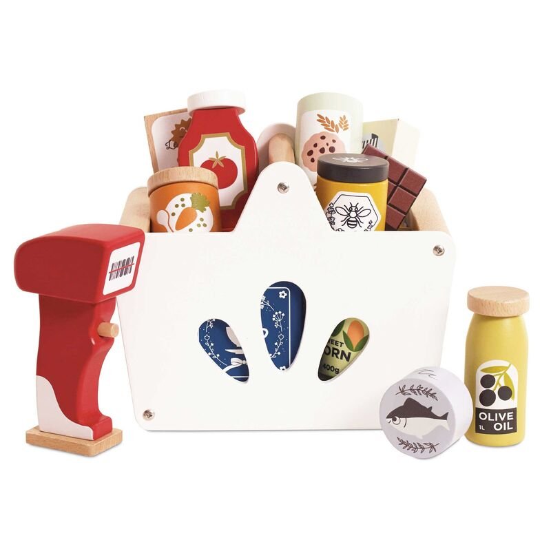 Le Toy Van Groceries Basket & Scanner