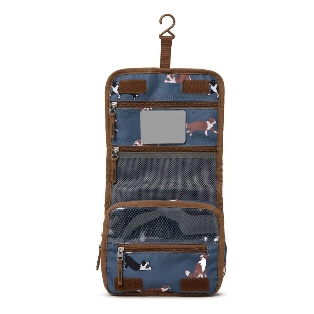 Hanging Toiletry Bag - Collie B.jpg