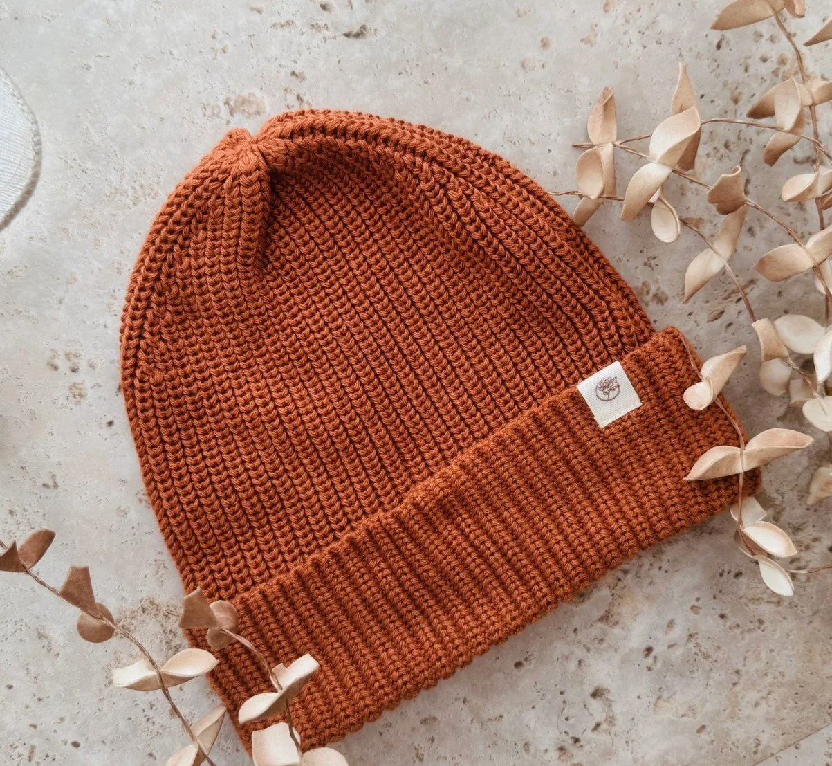 Cotton Beanie - Gingerbread.jpg