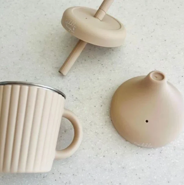 Stainless Sippy Cup Almond  A.jpg