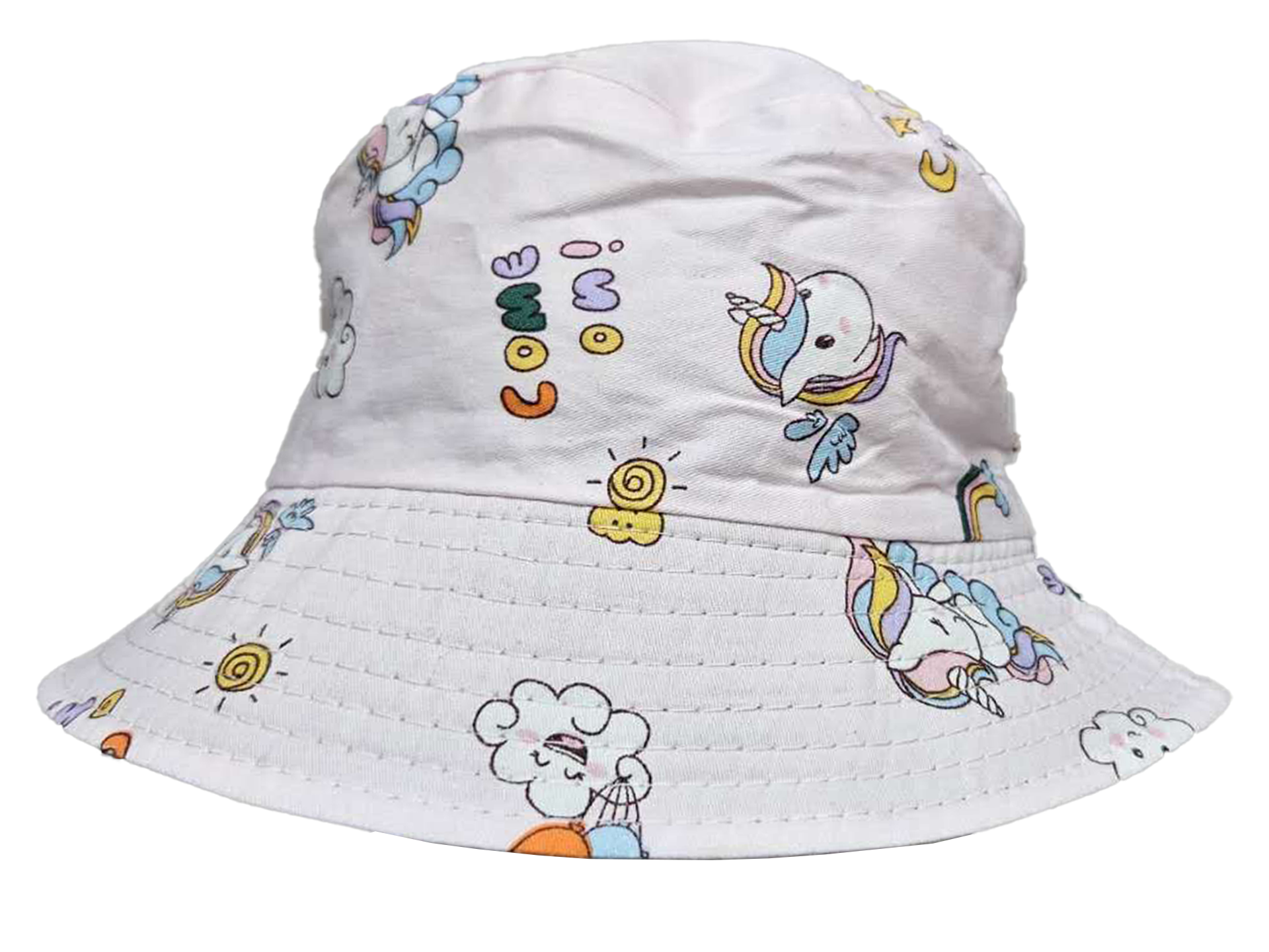 Kato Designs Pale Pink Unicorn Kids Hat