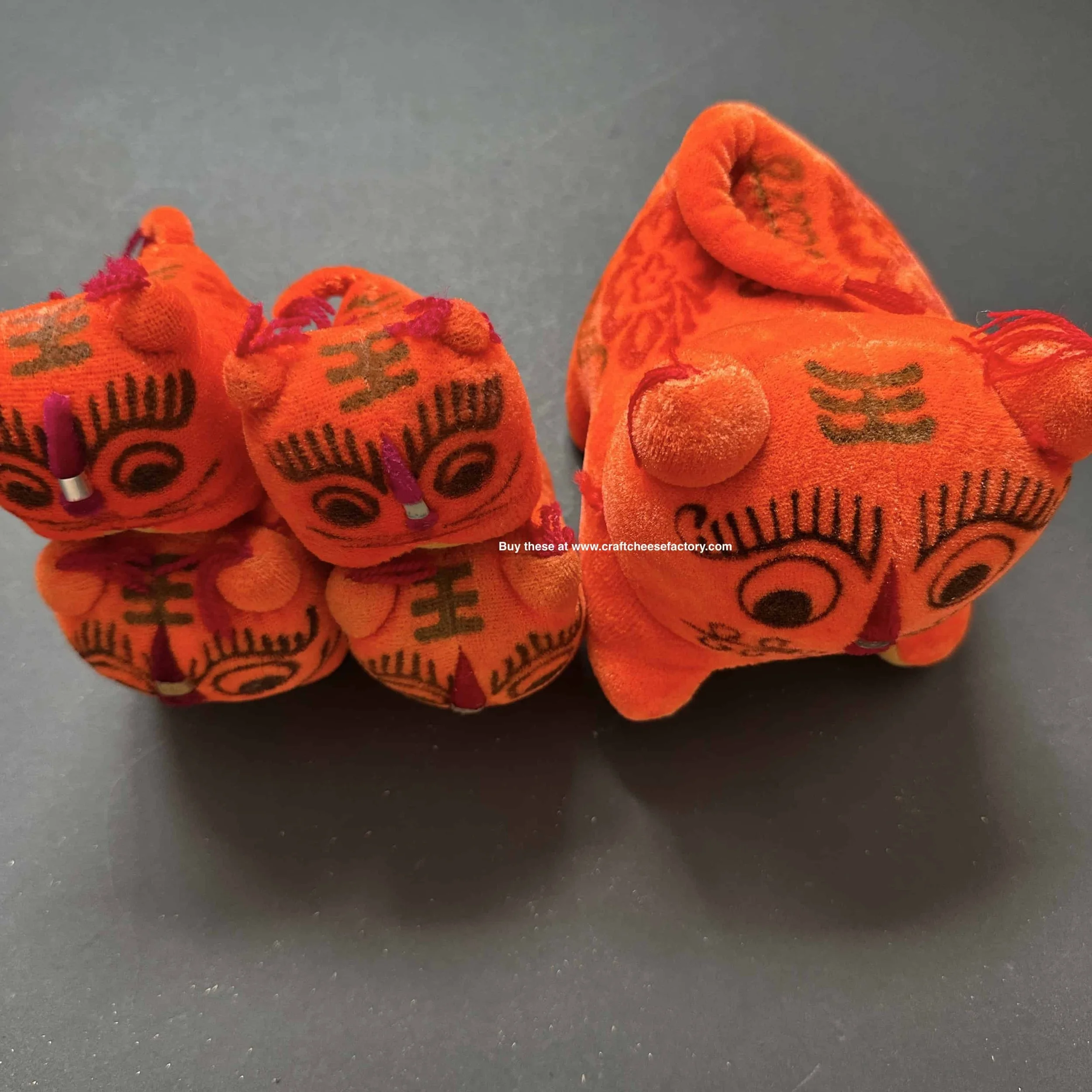vintage China handmade tiger toys dolls