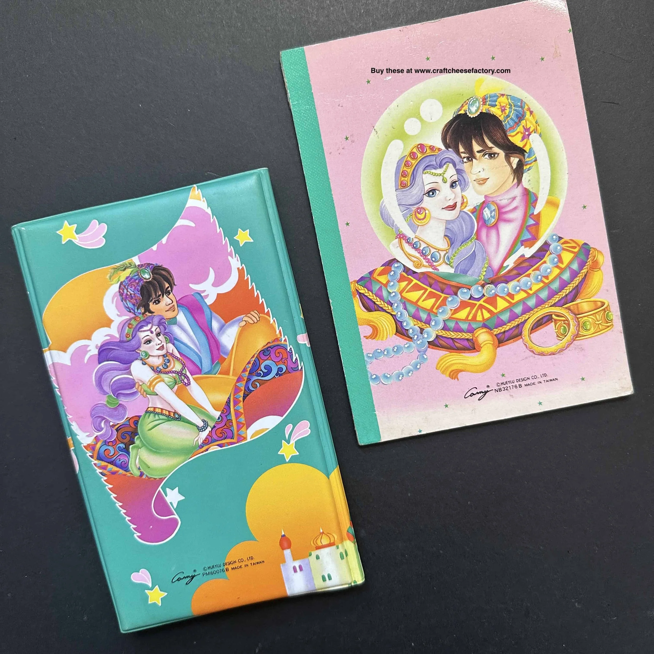 Vintage Aladdin magic carpet notebook planner