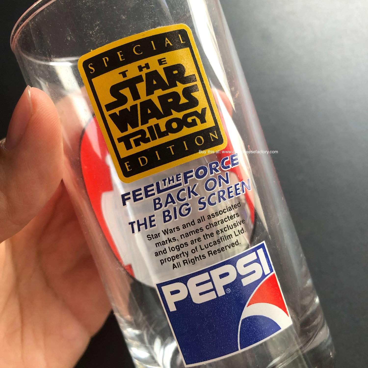 Vintage Star Wars Pepsi R2D2 drinking glass —