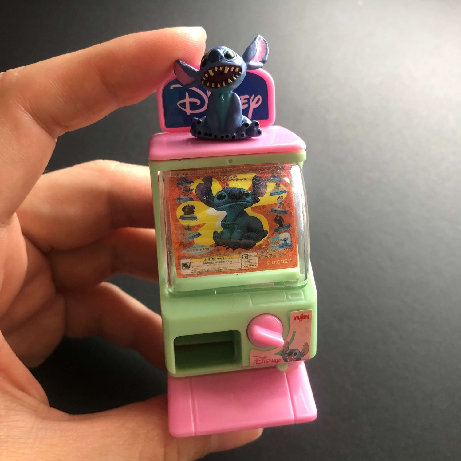 Lilo and Stitch miniature gashapon toy capsule machine
