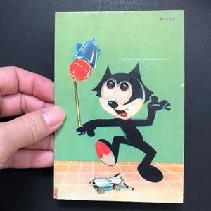 Vintage Unused Felix The Cat Googly Eyes Postcard