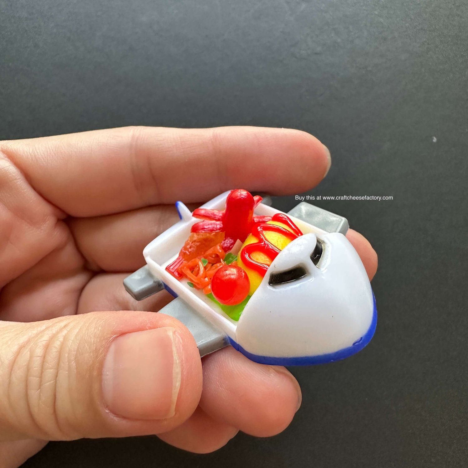 Dollhouse miniature toy fake Japanese food children's bento lunch box —