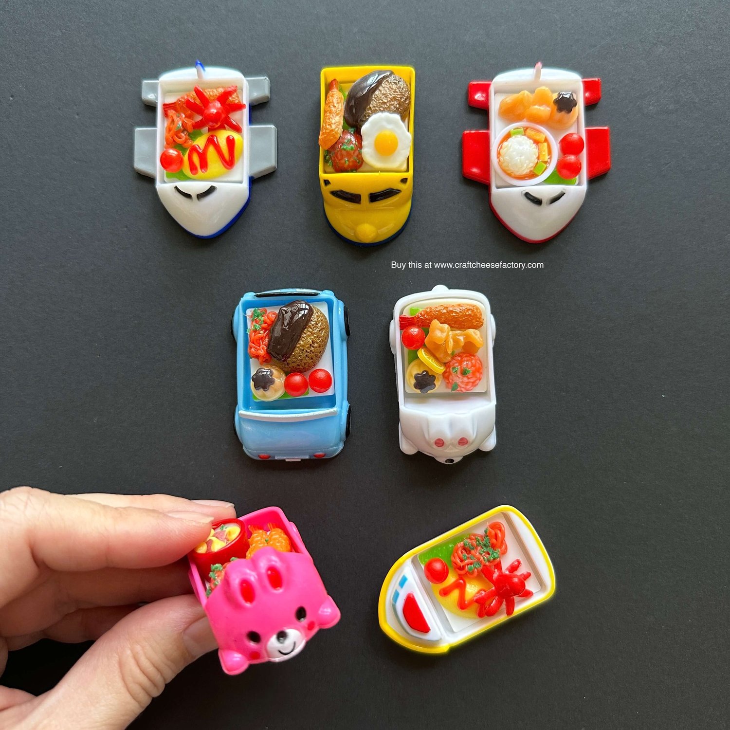 Dollhouse miniature toy fake Japanese food children's bento lunch box —